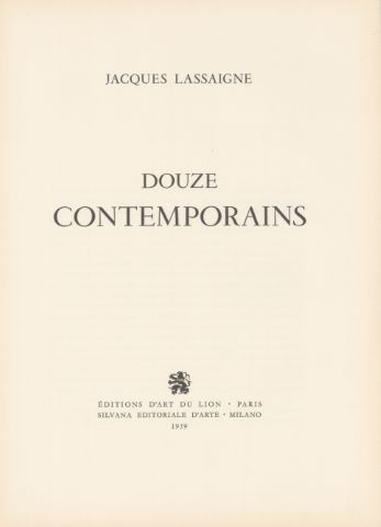 Douze contemporains