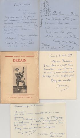 4 LAS à Monsieur Duchemin + un livre avec envoi