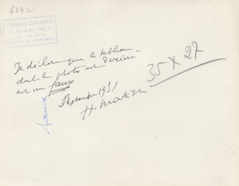 Lettres et documents
