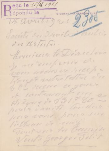 3 LAS à Monsieur Duchemin