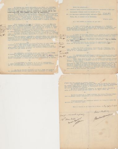 Ensemble de documents autour de l’artiste