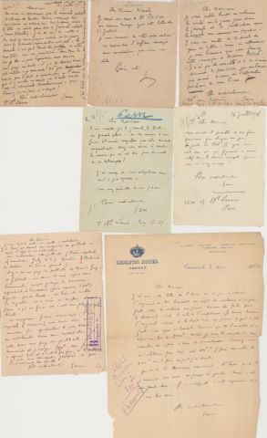10 LAS, 1 coupure de presse et des cartes de…