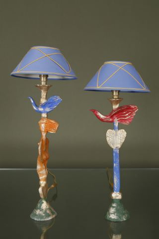 Deux lampes
