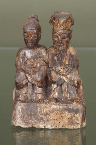 Chine Couple de taoïstes