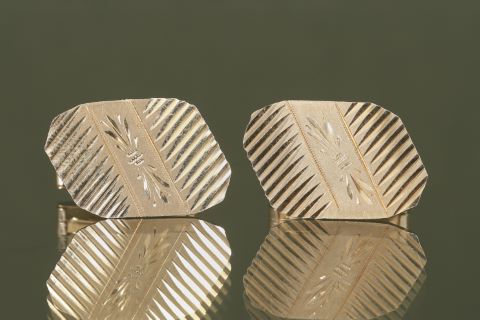 1 paire de boutons de manchette