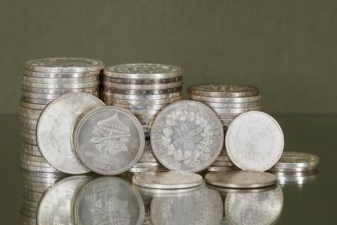 Ensemble de pièces en argent