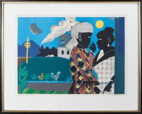 Romare Howard Bearden (1911-1988) The Conversation