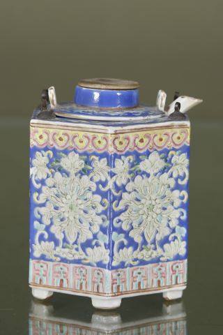 Chine Théière hexagonale