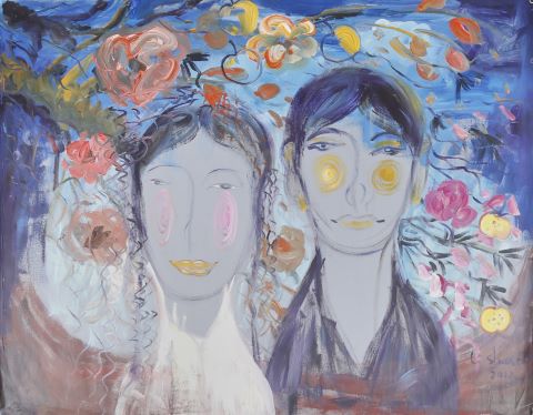 Li Shuang (née en 1957) Adam et Ève