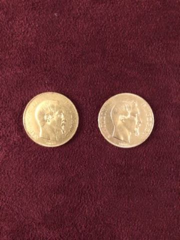 2 pièces de 50 francs