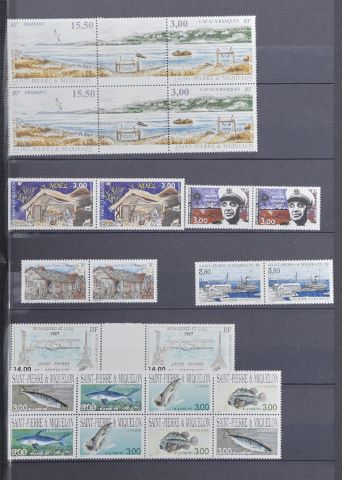 Collection de timbres modernes