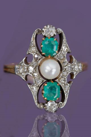 Bague marquise