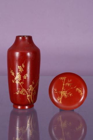 Ateliers de Than Le (1919-2003) Vase et coupe