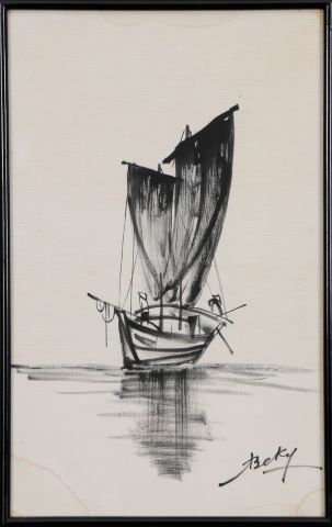 Beky (XXe siècle) 3 scènes du Vietnam
