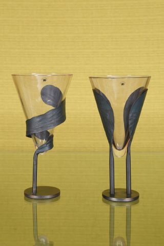 2 vases, modèles Sboccio et Viticcio