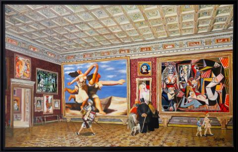 Rockwell and co meet Picasso