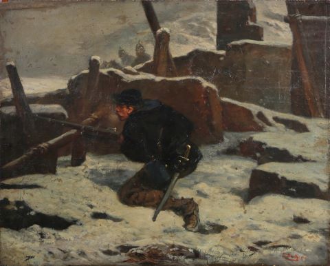 Théodore Devilly (1818-1886) Fantassin...