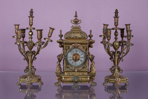 Garniture de cheminée