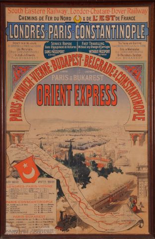 Jules Cheret (1836-1932) Orient Express...