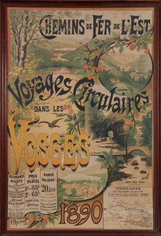 Gustave Fraipont (1849-1923) Chemin de Fer...