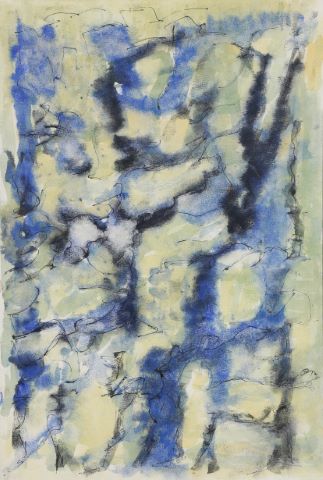 Elvire Jan (1904-1996) Composition abstraite