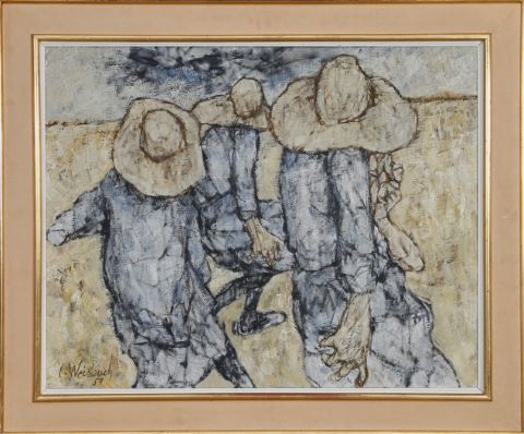 Claude Weisbuch (1927-2014) Trois personnages...