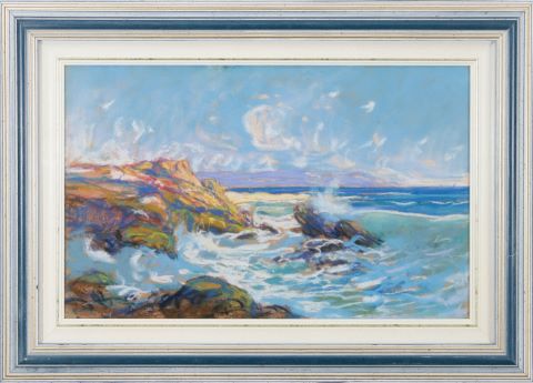 Fortuny (?) Paysages marins [2 œuvres]