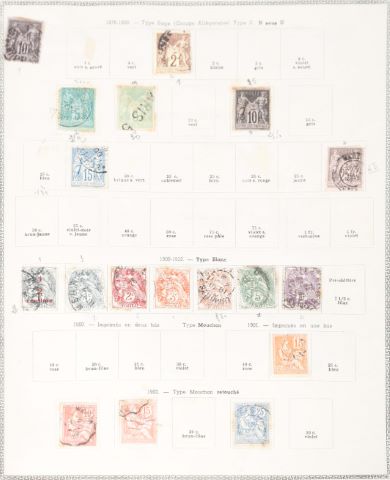 Collection de timbres