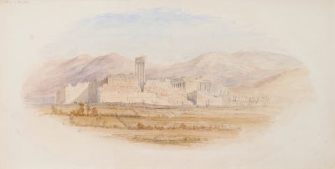 Attribué à John Gilbert (1817-1897) Ruines...