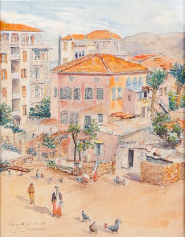 Vue de la vieille ville de Beyrouth au Liban