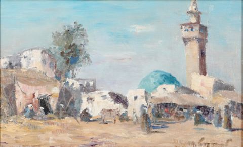 Vue de la mosquée Mansouri ou Taynal à Tripoli, Liban