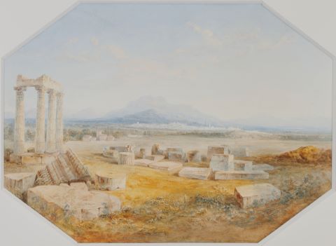 École anglaise du XIXe siècle Vue de Tripoli...
