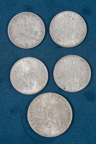 Ensemble de 24 pièces de monnaie