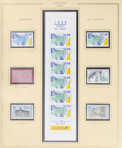6 albums de timbres