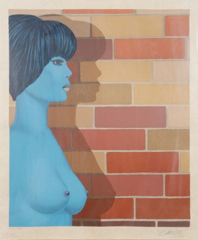 Femme de profil