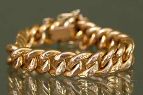 Bracelet mailles gourmette