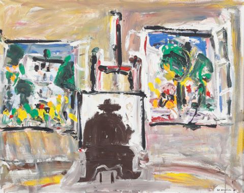 Bernard Damiano (1926-2000) La Mort du peintre