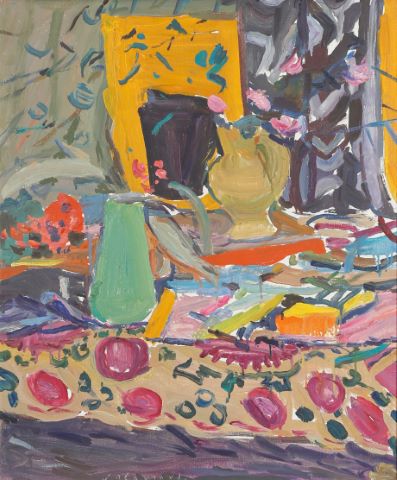 Émile Sabouraud (1900-1996) Noir et jaune