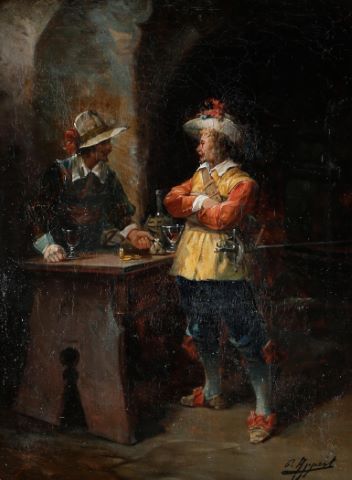 Georges Appert (1850-1934) Les Mousquetaires