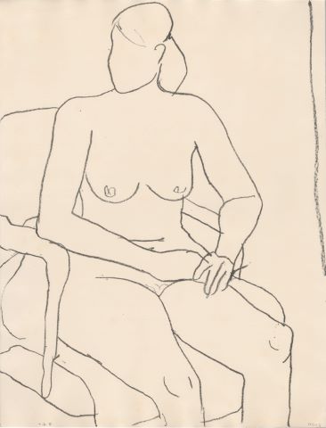 Seated Nude de la série Seated Woman