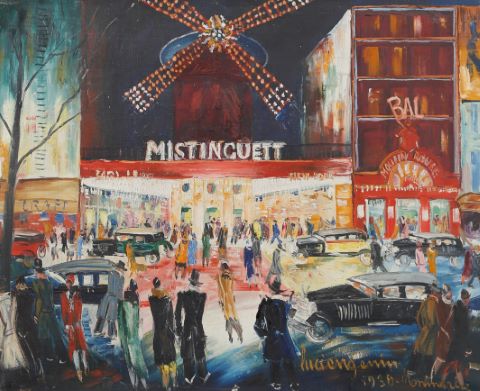 Mistinguett au Moulin Rouge