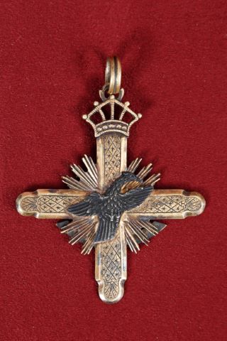 Médaille maçonnique de grade de Chevalier Rose-Croix