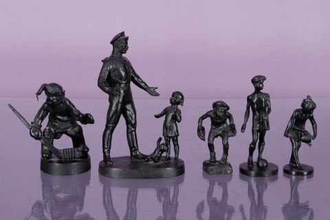 Ensemble de 5 sculptures