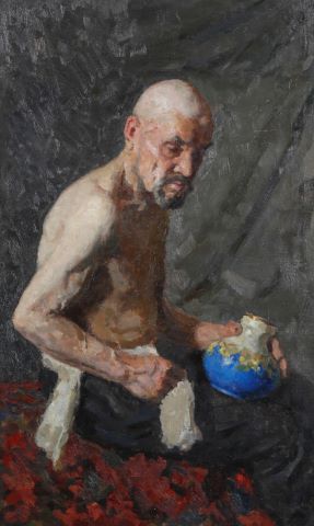 Le Vieil homme au vase