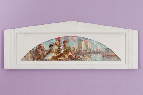 Étude pour un dessus de porte