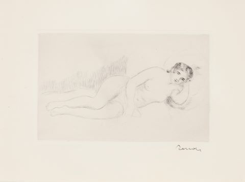 Femme nue couchée