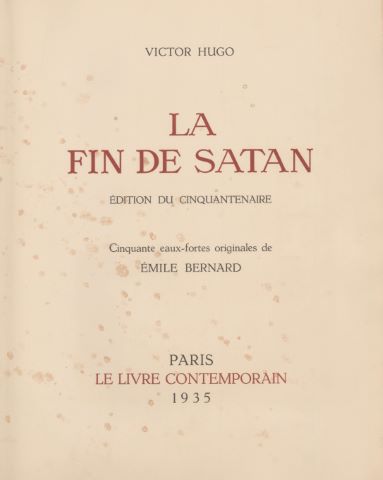 HUGO (Victor) et Emile Bernard (1868-1941)