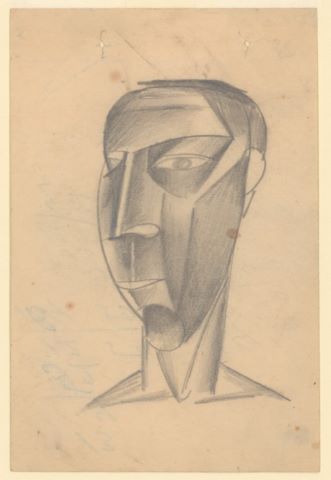 Kirill Mikhailovich Zdanevich (1892-1969) Tête...