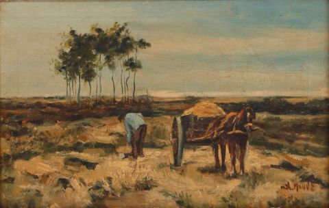 Anton Mauve (1838-1888) Travaux dans les champs
