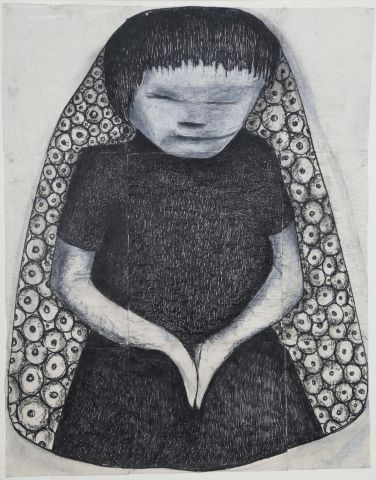 Benyounes Semtati (né en 1966) La Petite fille...